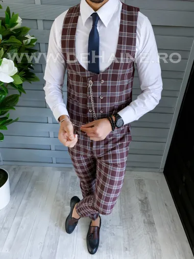 Compleu barbati grena Vesta + Pantaloni B1472 38-2.2